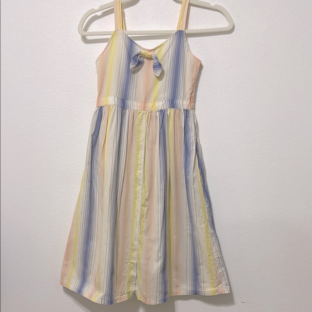 Jessica Simpson Striped Multicolor Kids Dress Size M 10/12 EUC